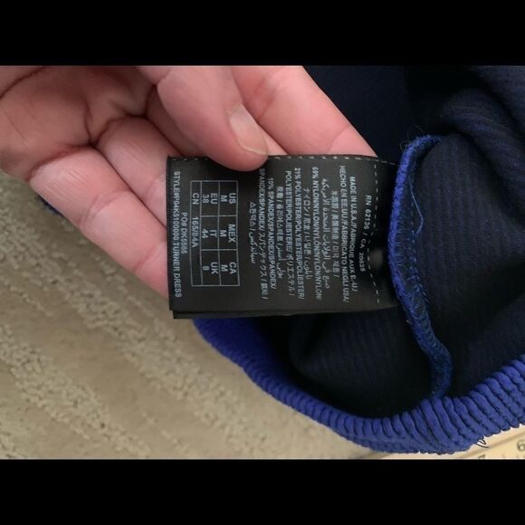 Medium Royal Blue Marciano Bodycon Dress - Picture 5 of 5